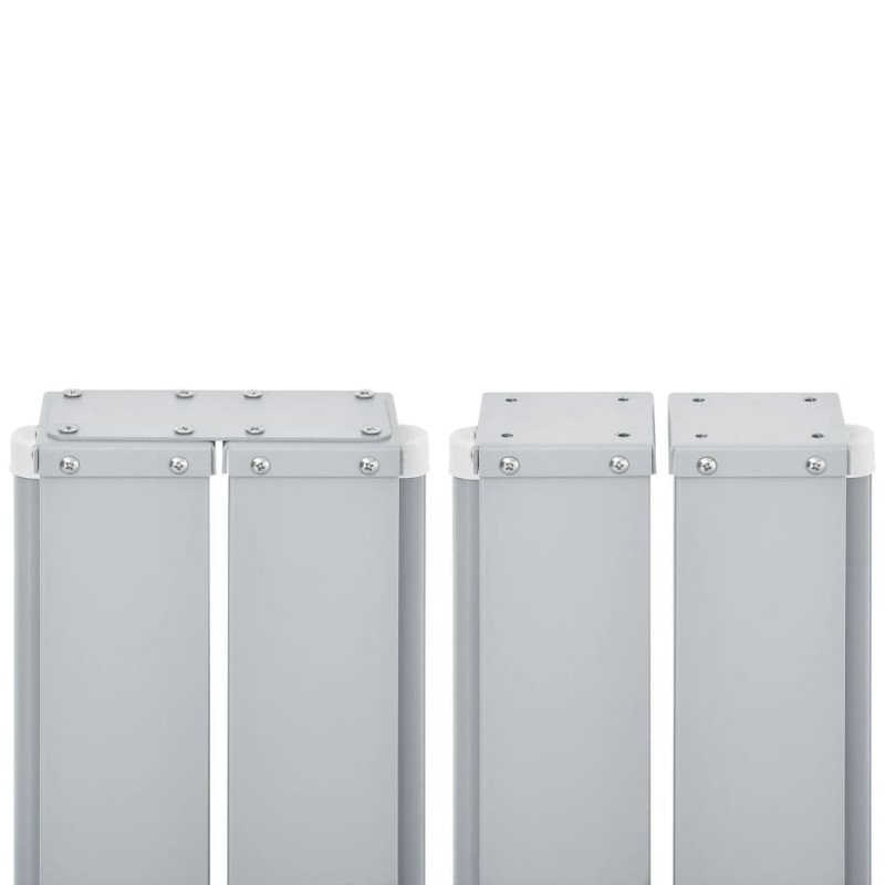 vidaXL Zaťahovacia dvojitá bočná markíza na terasu 170x600cm, antracit