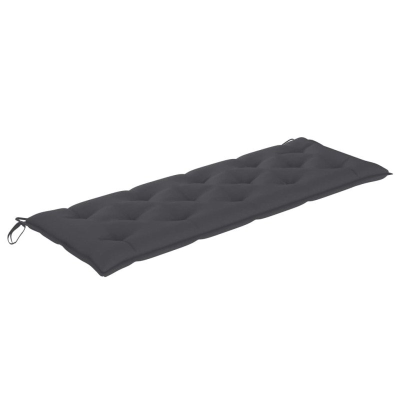 vidaXL 3-miestna záhradná lavica s vankúšom 150 cm eukalyptový masív