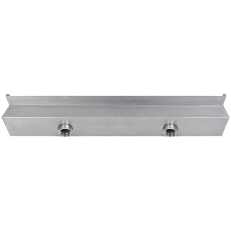 Obdĺžniková bazénová fontána/vodopád, nehrdzavejúca oceľ 90 cm
