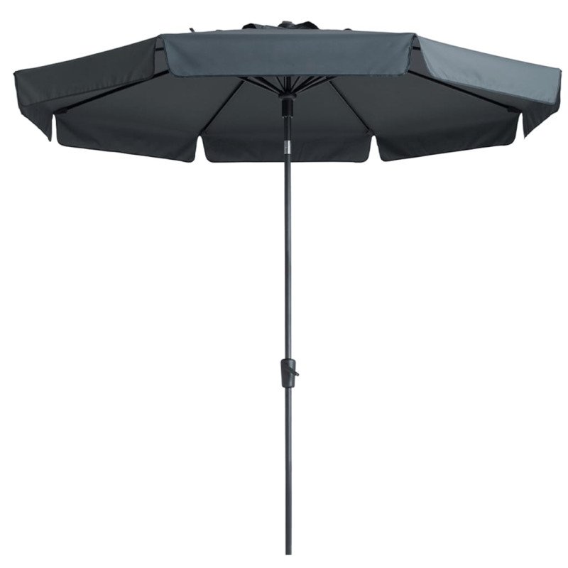 Madison Slnečník Flores Luxe 300 cm, okrúhly, sivý