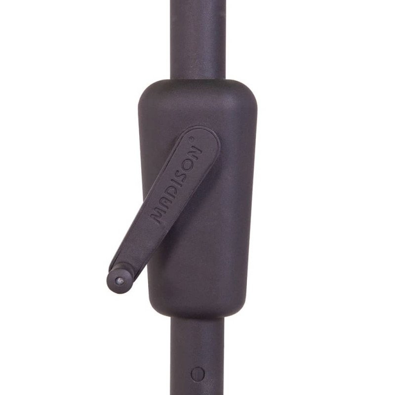 Madison Slnečník Flores Luxe 300 cm, okrúhly, sivý
