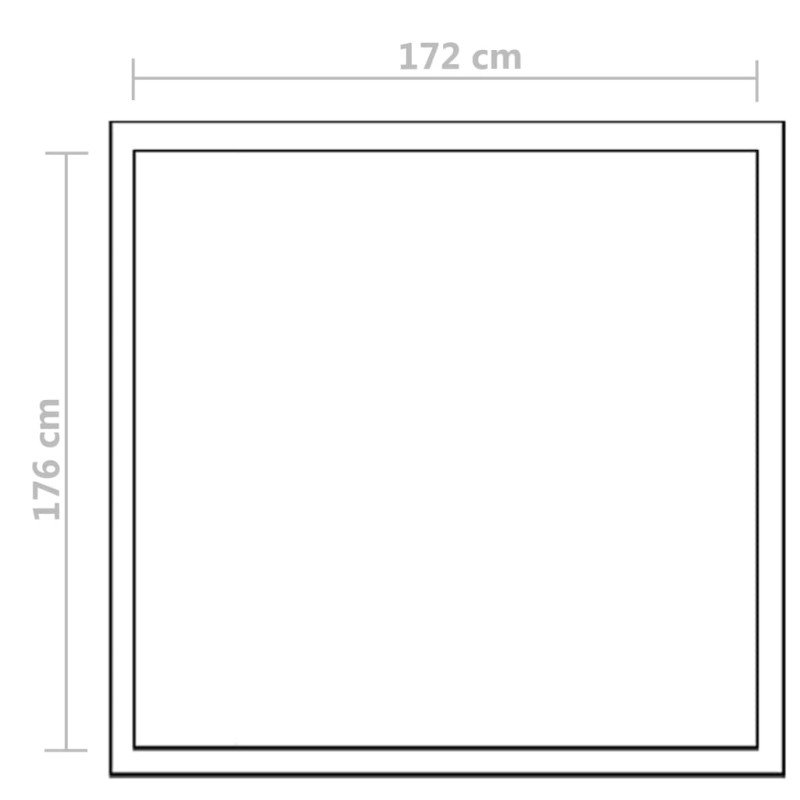 vidaXL Skleník, spevnený hliník 3,46 m²