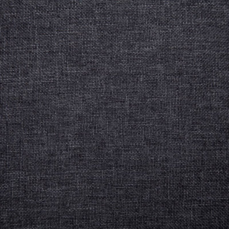 vidaXL Lavica 139,5 cm tmavosivá polyester
