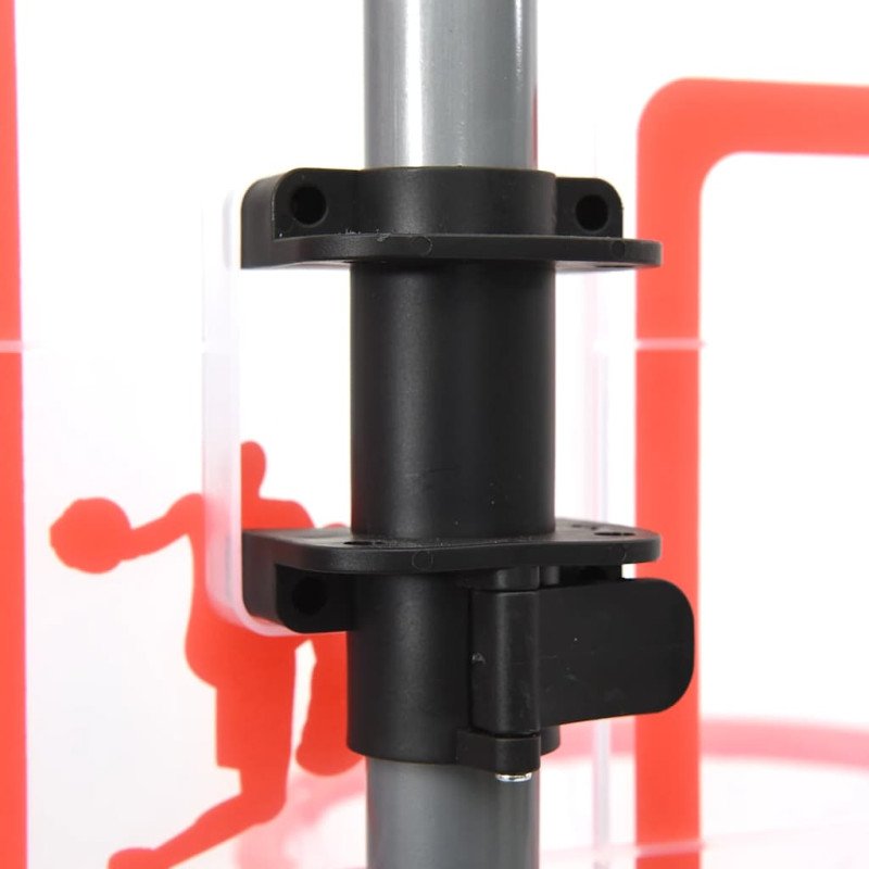 vidaXL Detská basketbalová súprava do dverí nastaviteľná