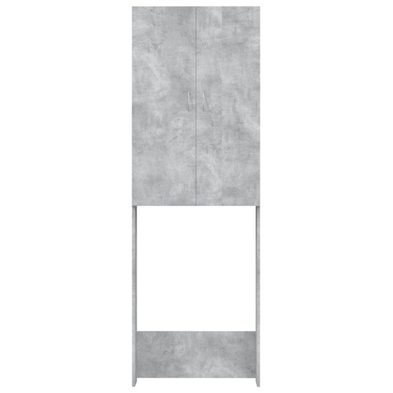 vidaXL Skrinka na práčku betónovo-sivá 64x25,5x190 cm