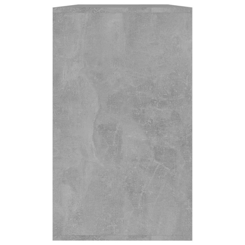 vidaXL Komoda betónovo-sivá 120x41x75 cm drevotrieska