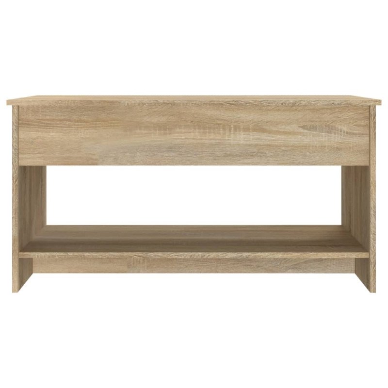 vidaXL Konferenčný stolík dub sonoma 102x50x52,5 cm spracované drevo