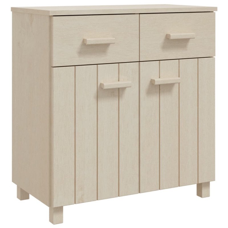 vidaXL Komoda HAMAR, medovo hnedá 79x40x80 cm, borovicový masív