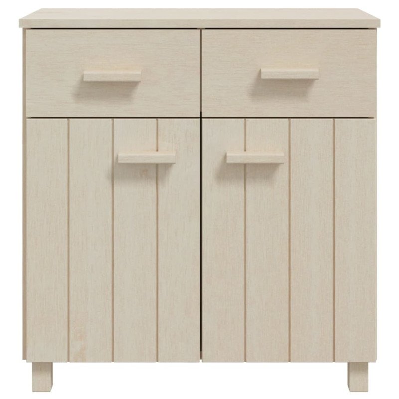 vidaXL Komoda HAMAR, medovo hnedá 79x40x80 cm, borovicový masív