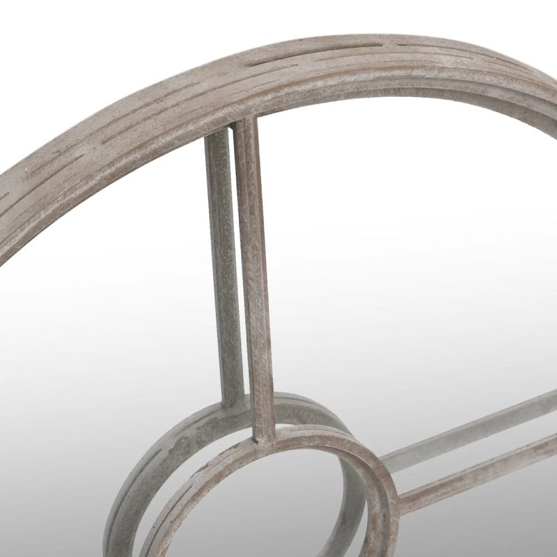 vidaXL Zrkadlo pieskové 60x4 cm železo okrúhle interiérové