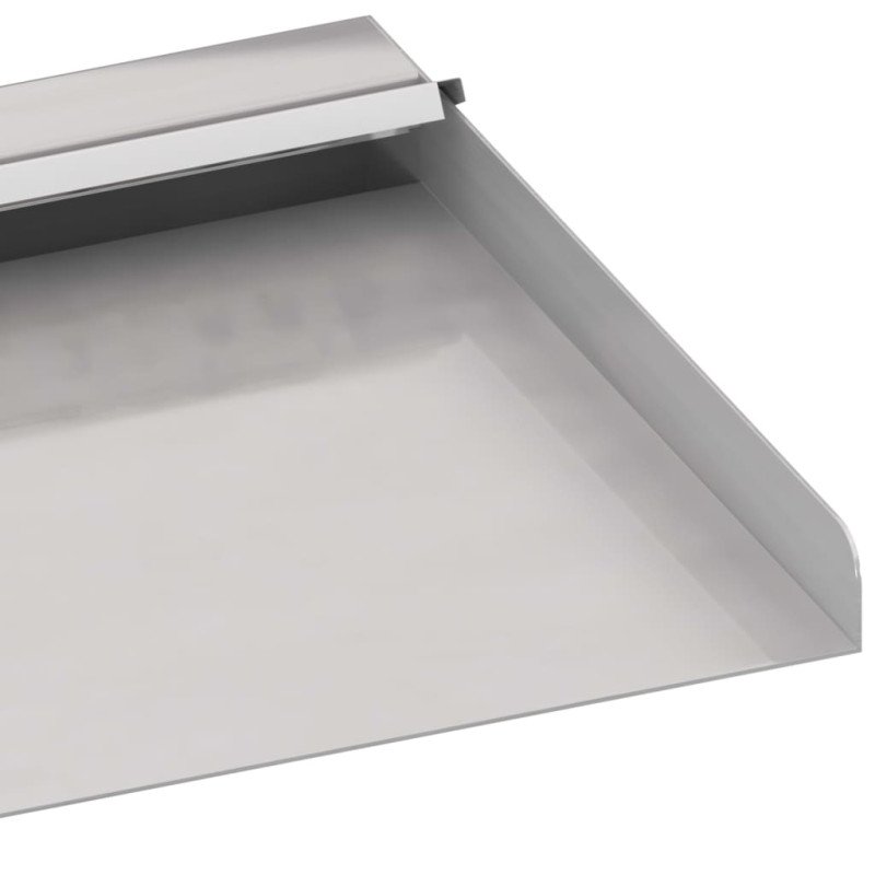 vidaXL Vodopádový prepad s RGB LED diódami nehrdzavejúca oceľ 45 cm
