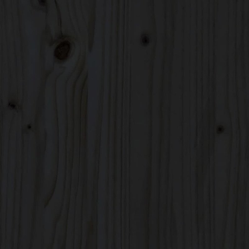 vidaXL Konferenčný stolík čierny 100x50x35 cm borovicový masív