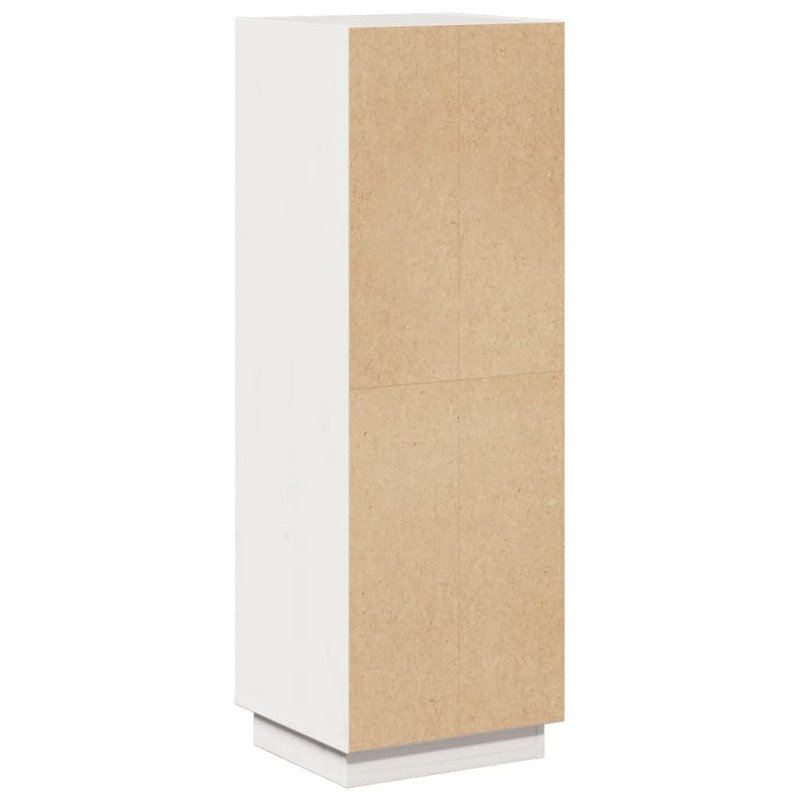 vidaXL Komoda biela 37x34x110 cm masívna borovica