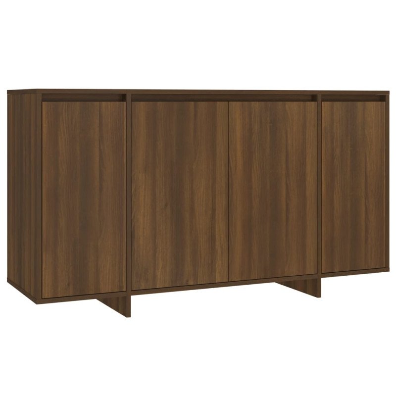vidaXL Komoda hnedý dub 135x41x75 cm drevotrieska