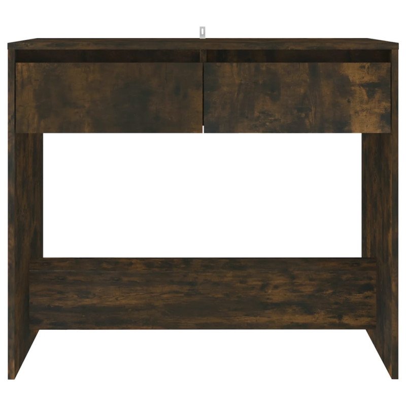 vidaXL Konzolový stolík tmavý dub 89x41x76,5 cm drevotrieska 