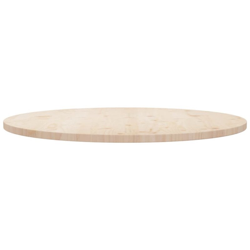vidaXL Stolová doska Ø90x2,5 cm masívna borovica