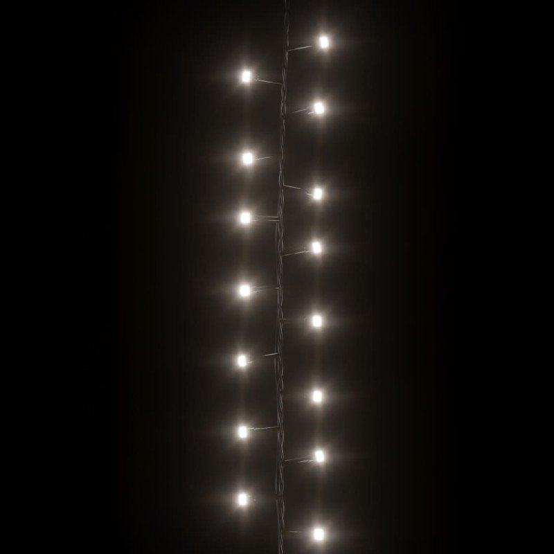 vidaXL Kompaktná LED reťaz, 1000 diód, studená biela 25 m, PVC