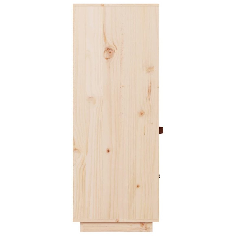 vidaXL Vysoká skrinka 67x40x108,5 cm masívna borovica