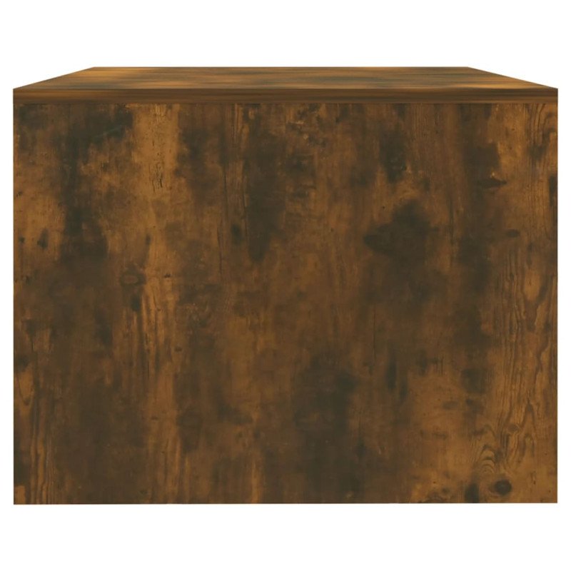 vidaXL Konferenčný stolík dymový dub 102x55x42 cm spracované drevo