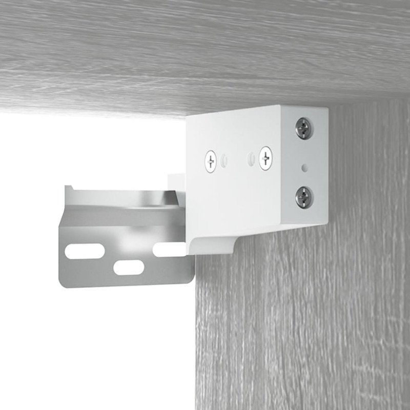 vidaXL Nástenné skrinky 2 ks sivé sonoma 100x36,5x35cm sprac. drevo