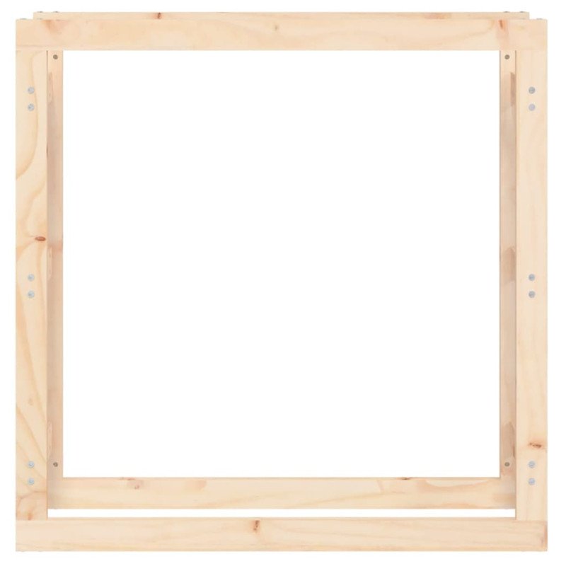 vidaXL Stojan na palivové drevo 100x25x100 cm masívna borovica