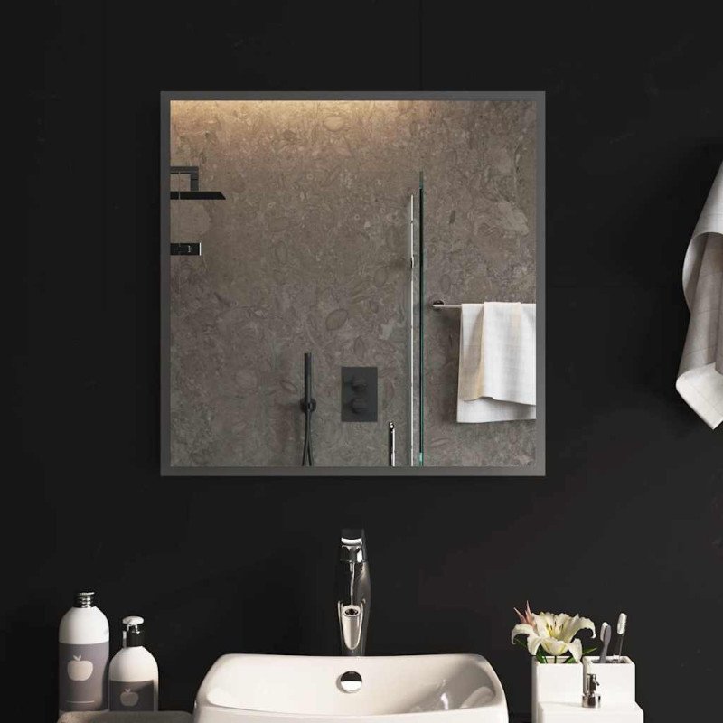 vidaXL LED kúpeľňové zrkadlo 60x60 cm