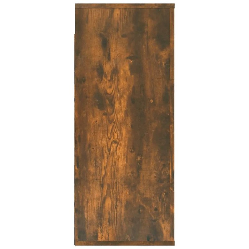 vidaXL Nástenná skrinka dymový dub 80x33x80 cm spracované drevo