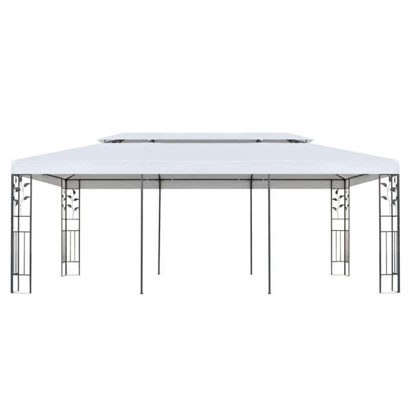 vidaXL Altánok 3x6 m, biely