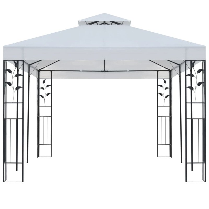 vidaXL Altánok 3x6 m, biely