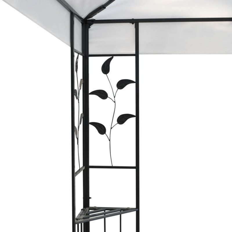 vidaXL Altánok 3x6 m, biely