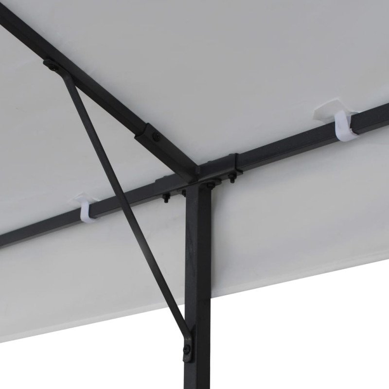 vidaXL Altánok 3x6 m, biely