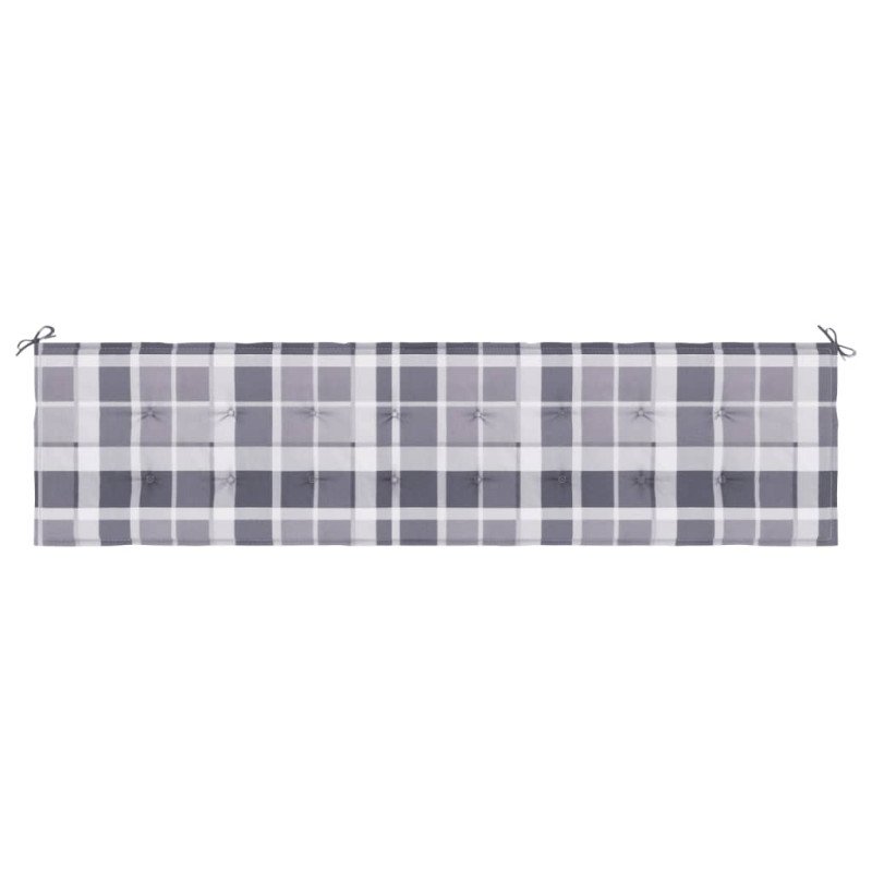 vidaXL Podložka na záhradnú lavičku 200x50x3 cm, oxfordská látka