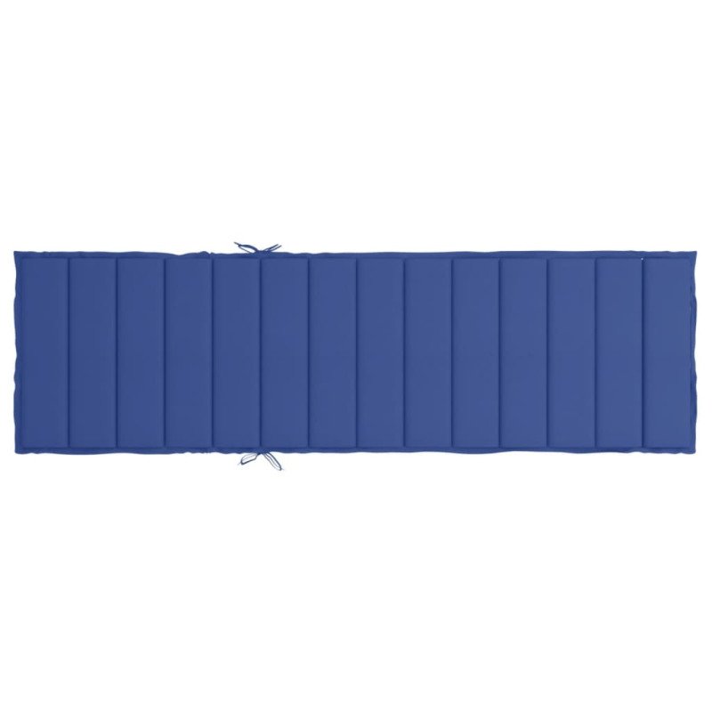vidaXL Podložka na ležadlo, kráľovsky modrá 200x60x3cm oxfordská látka