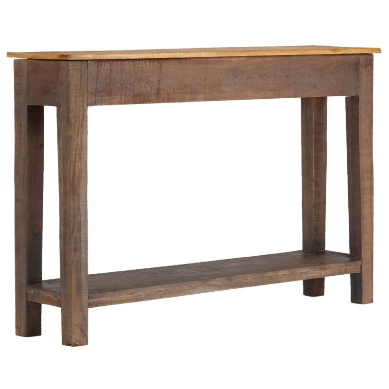 vidaXL Konzolový stolík masívne drevo vintage štýl 118x30x80 cm