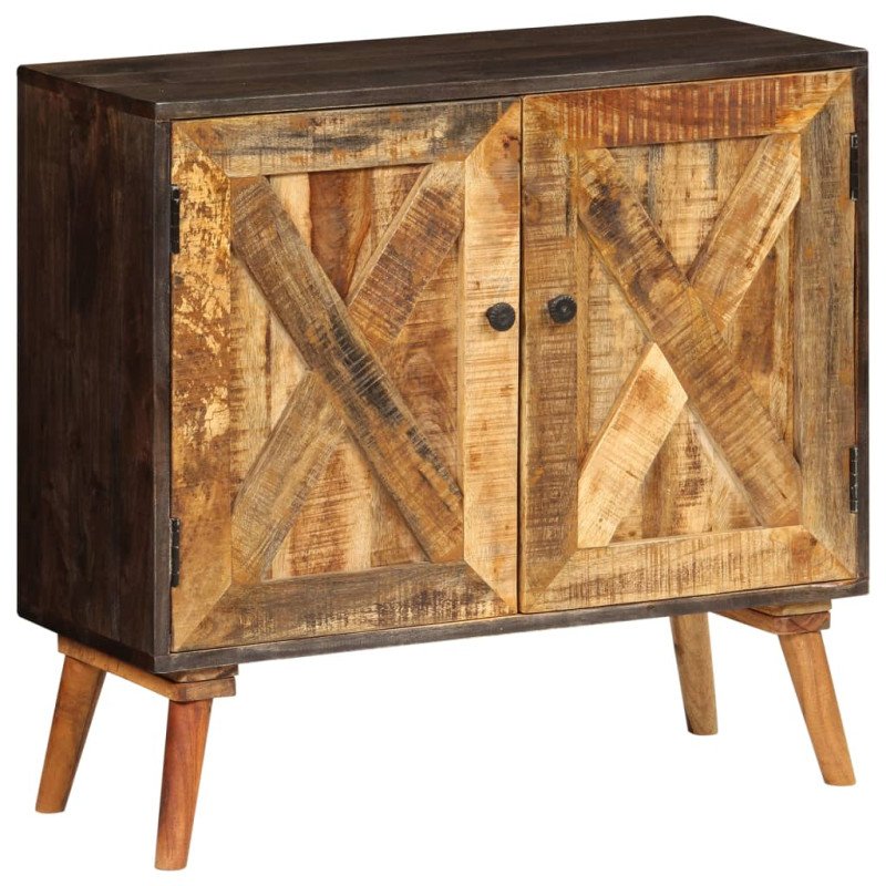 vidaXL Komoda masívne mangovníkové drevo 85x30x75 cm