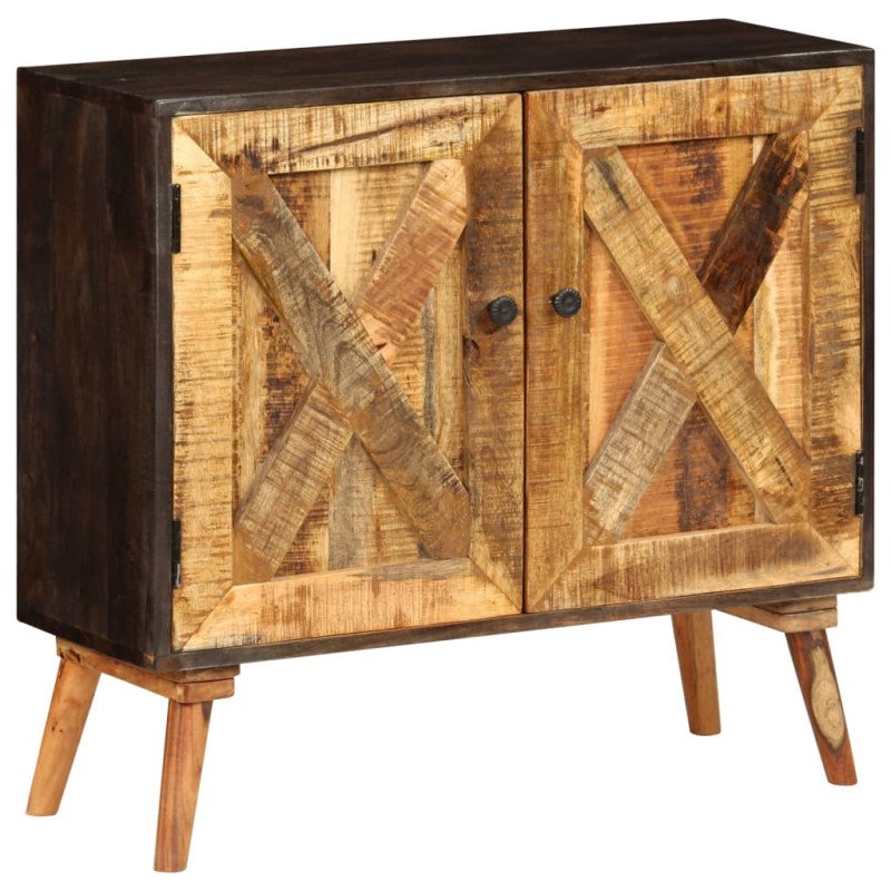 vidaXL Komoda masívne mangovníkové drevo 85x30x75 cm