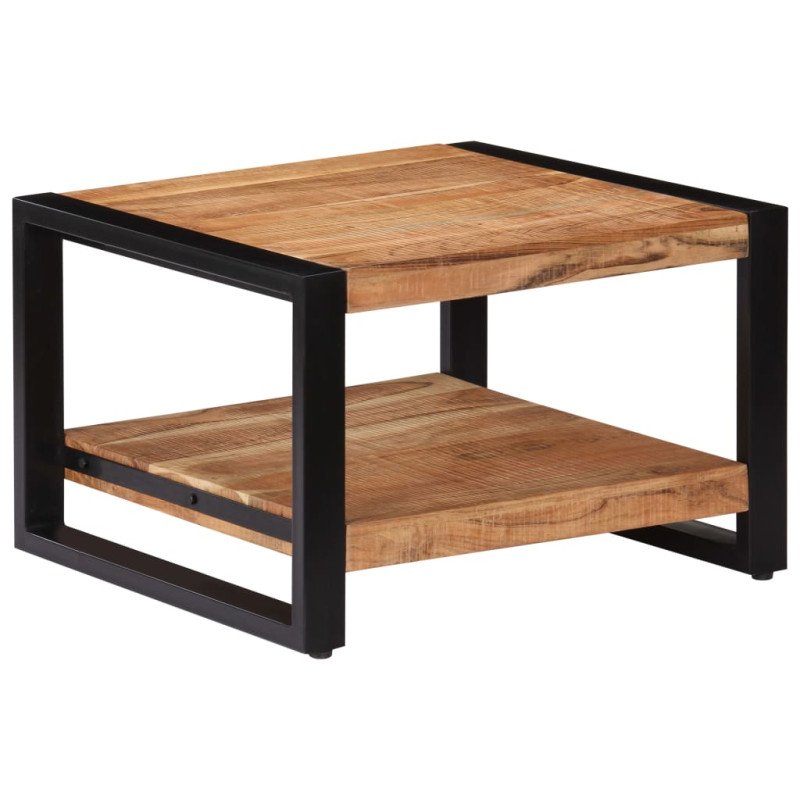 vidaXL Konferenčný stolík z akáciového dreva 60x60x40 cm