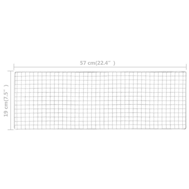 vidaXL Prenosný kempingový gril 60x22,5x33 cm oceľový