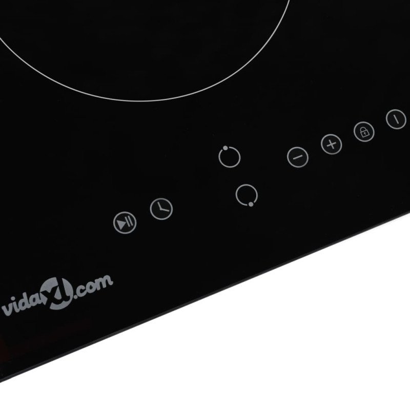 vidaXL Keramická varná doska s 2 platničkami dotykové ovládanie 3000 W  