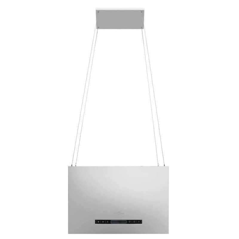 vidaXL Závesný ostrovný digestor s dotykovým senzorom LCD 55 cm nehrdzavejúca oceľ 