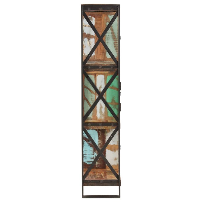 vidaXL Knižnica 90x30x150 cm, recyklovaný masív