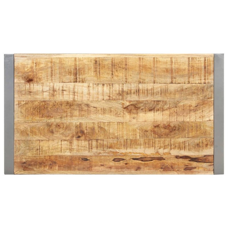 vidaXL Konferenčný stolík 110x60x40 cm, surové mangové drevo
