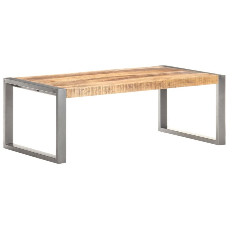vidaXL Konferenčný stolík 110x60x40 cm, surové mangové drevo