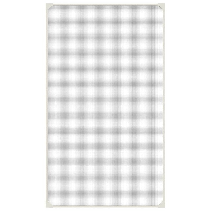 vidaXL Magnetická okenná sieťka proti hmyzu biela 80x140 cm
