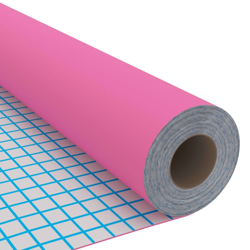 vidaXL Samolepiacia tapeta na nábytok lesklá ružová 500x90 cm PVC