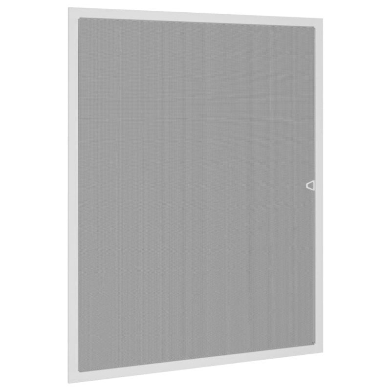 vidaXL Okenná sieťka proti hmyzu biela 100x120 cm