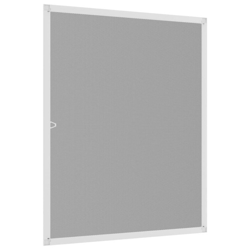 vidaXL Okenná sieťka proti hmyzu biela 100x120 cm