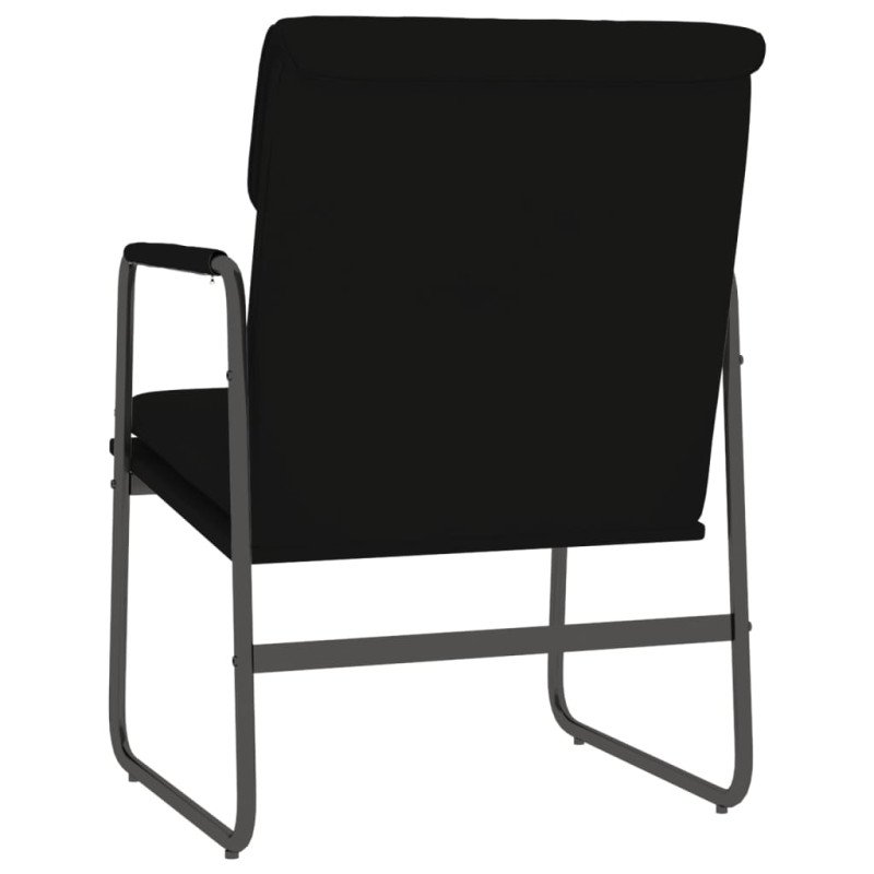 vidaXL Kreslo čierne 55x64x80 cm umelá koža