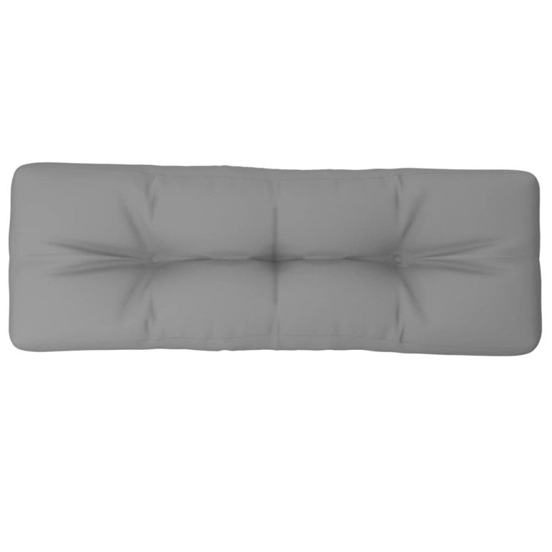 vidaXL Podložka na paletový nábytok, sivá 120x40x12 cm, látka