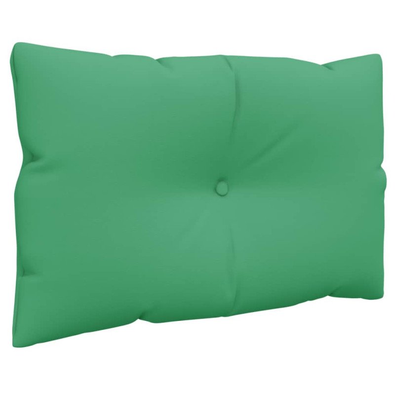 vidaXL Podložky na paletový nábytok 2 ks, zelené, látka